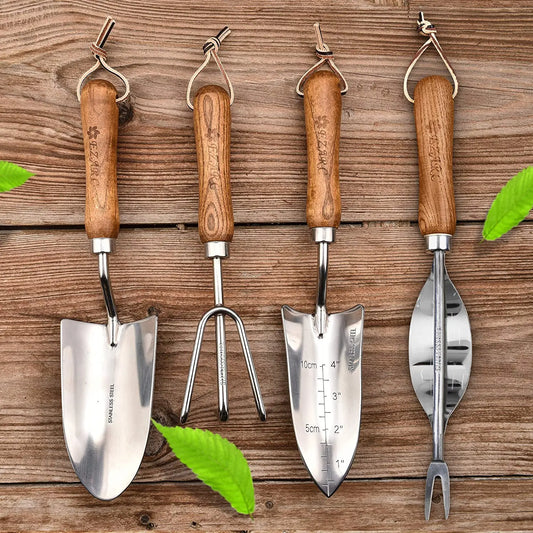 4-Piece Garden Tools Set for Easy Plant Care