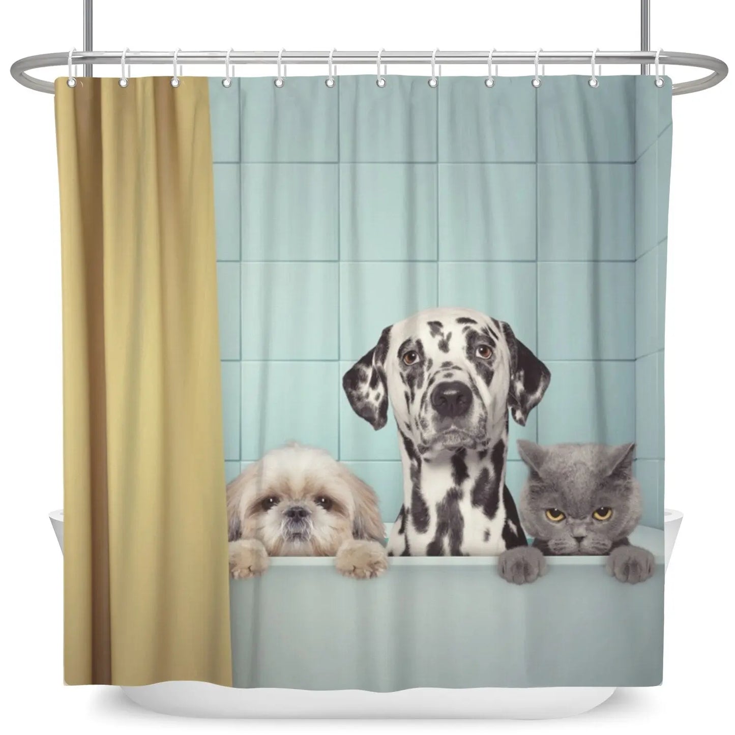 Animal Print Shower Curtain - HuxoHome