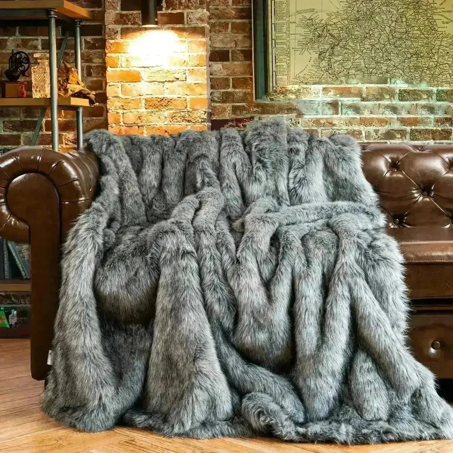 Faux Fur Blanket - HuxoHome