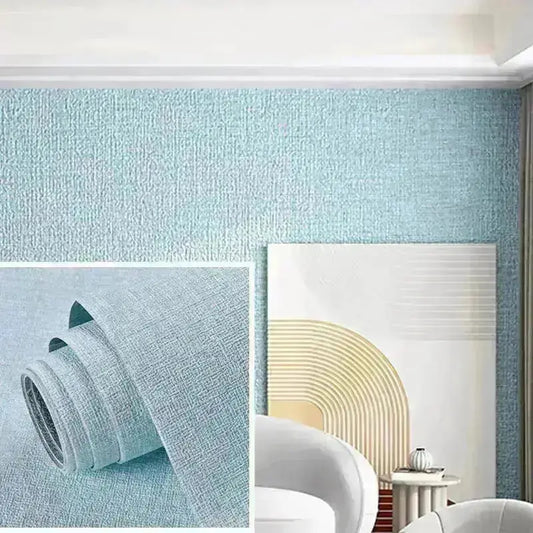 Linen Peel and Stick Wallpaper - HuxoHome