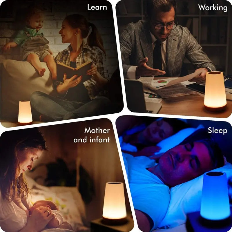 Touch Nightstand Lamp - HuxoHome