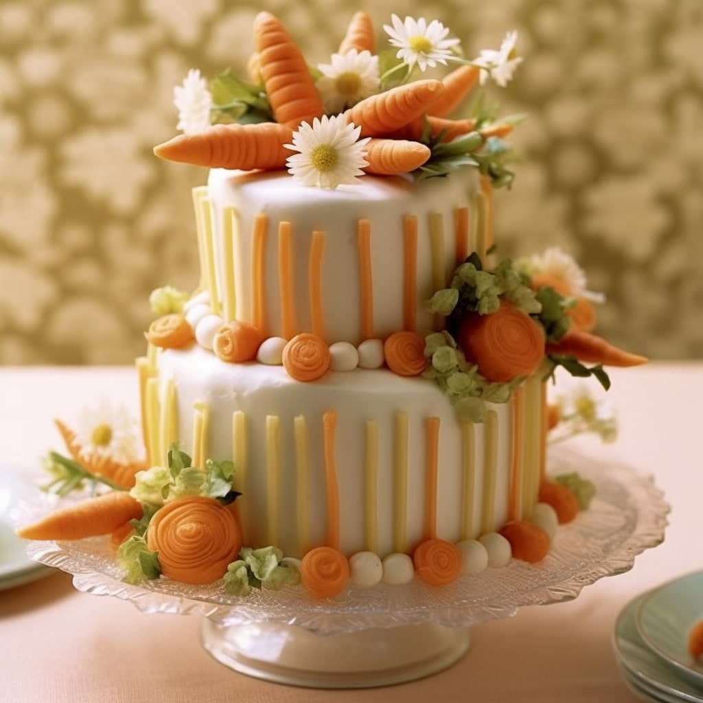 Carrot Cake Decor - Inventive Ideas for a Distinct Presentation