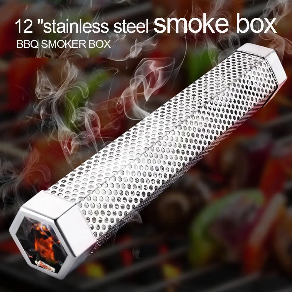 2 Pcs Grill Smoker Box - HuxoHome