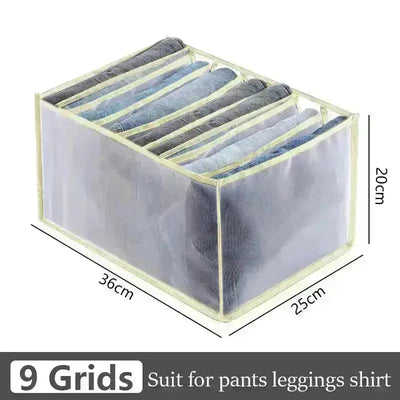 3-Pack Durable Clothes Storage Box for Organized Wardrobes