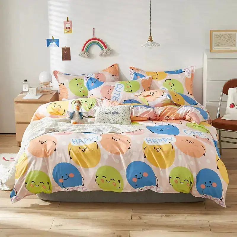 Cartoon Girls Bedding Sets - HuxoHome
