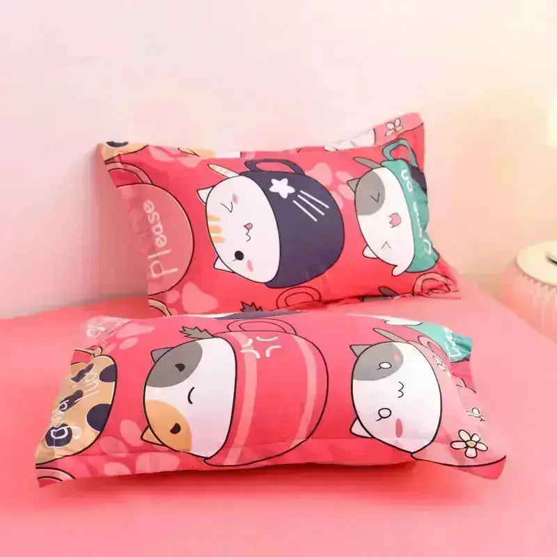 Colorful Cartoon Girls Bedding Sets for a Playful Bedroom