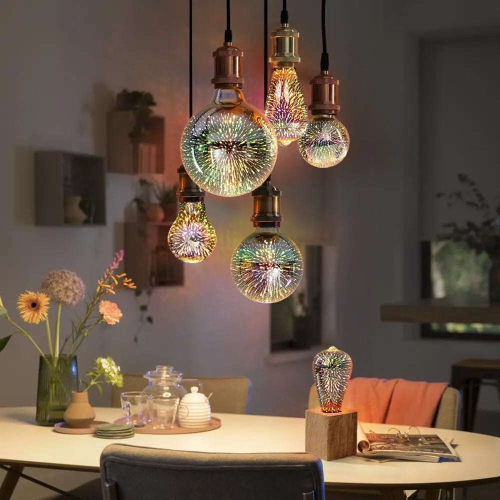 Vibrant Hue Colored LED Light Bulbs for Mood-Lifting Illumination