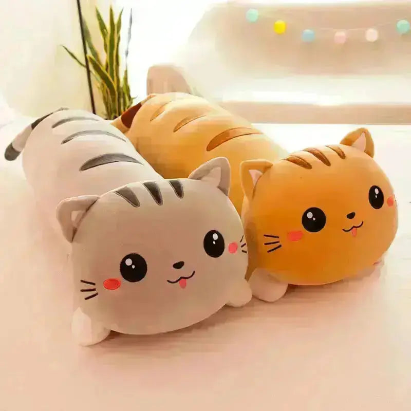 Cute Soft Cat Plush Pillow - HuxoHome