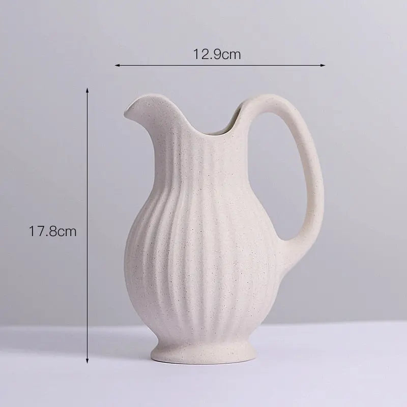 Decorative Cylinder Ceramic Vase - HuxoHome