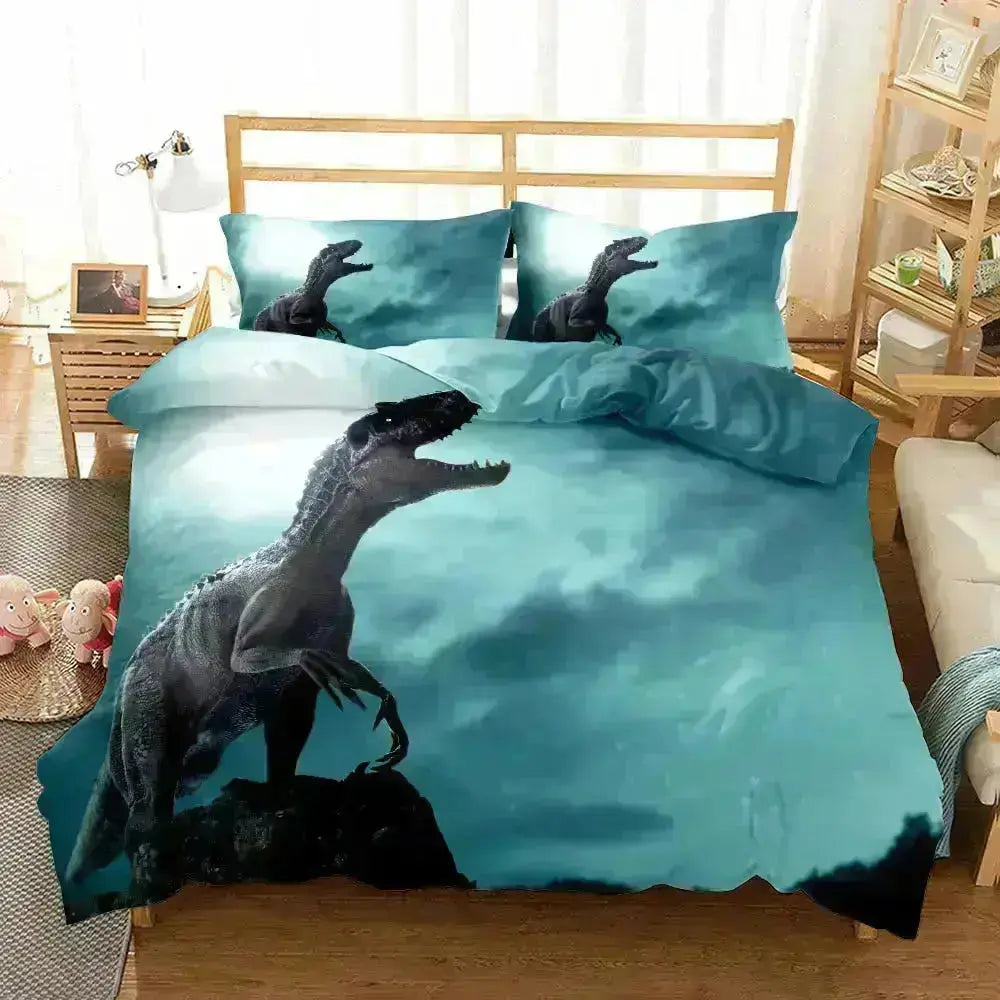 Dino Dreamland Bedding Set for Playful Sleep