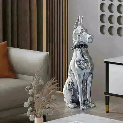 Dog Statues for Floor Decoration - HuxoHome