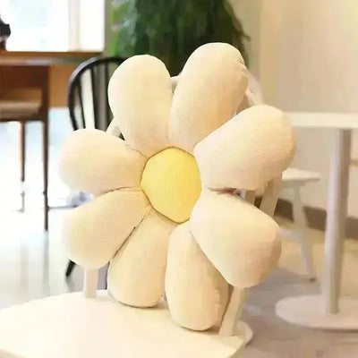 Decorative Daisy Design Plush Sofa Pillow