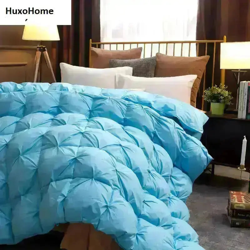 Goose Down Queen Bed Quilt - HuxoHome