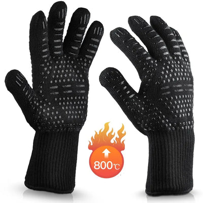 Heat Resistant Oven Mitts - HuxoHome