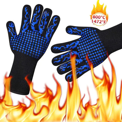 Heat Resistant Oven Mitts - HuxoHome