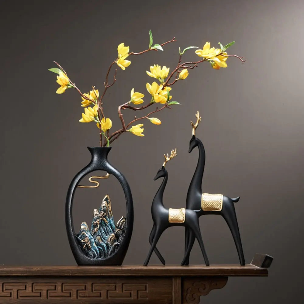 Japanese Style Decorative Vase - HuxoHome