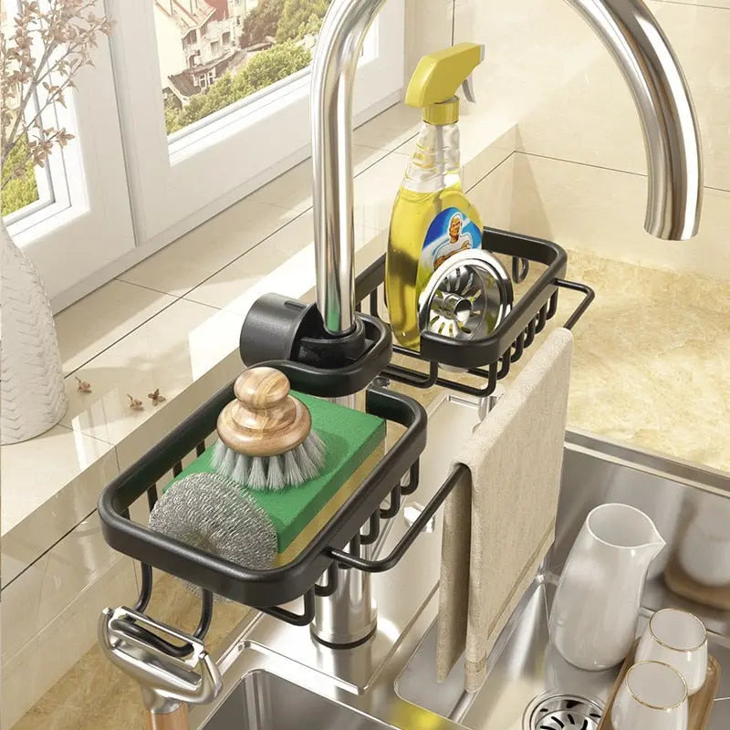 Kitchen or Bathroom Sink Drain Rack - HuxoHome