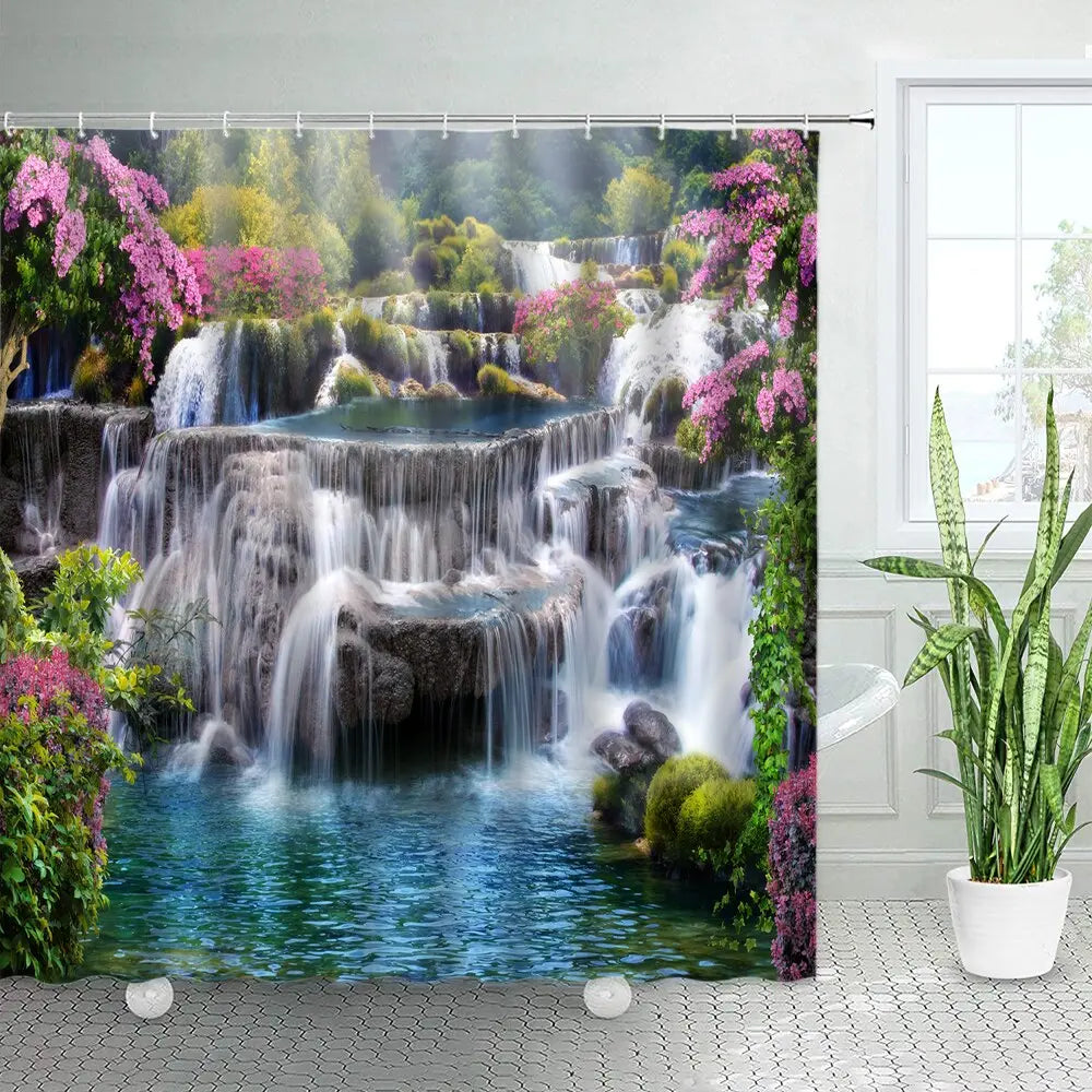 Landscape Shower Curtains - HuxoHome
