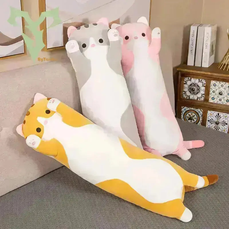Long Cat Plush Pillow - HuxoHome