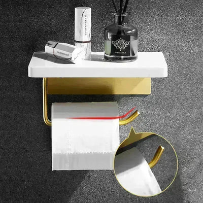 Marble Toilet Paper Holder - HuxoHome
