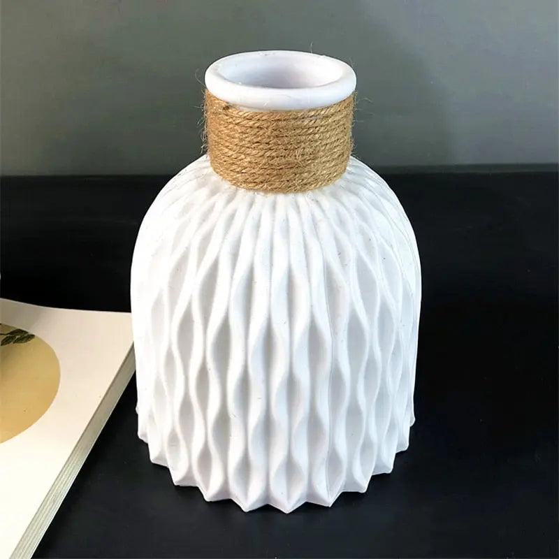 Modern Ceramic Flower Vase for Fresh and Dried Blooms