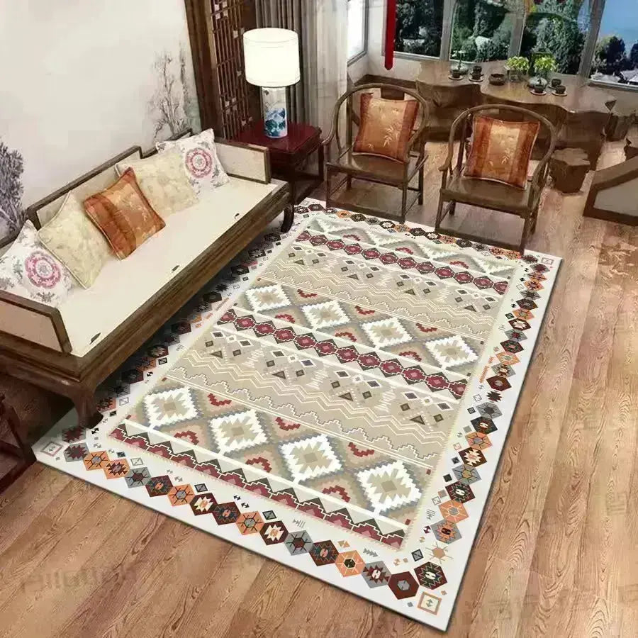 Retro Style Non-slip Carpet - HuxoHome