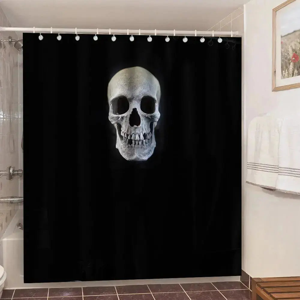 Skull Shower Curtain - HuxoHome