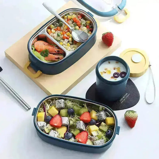 Stainless Steel Insulated Lunch Box - HuxoHome