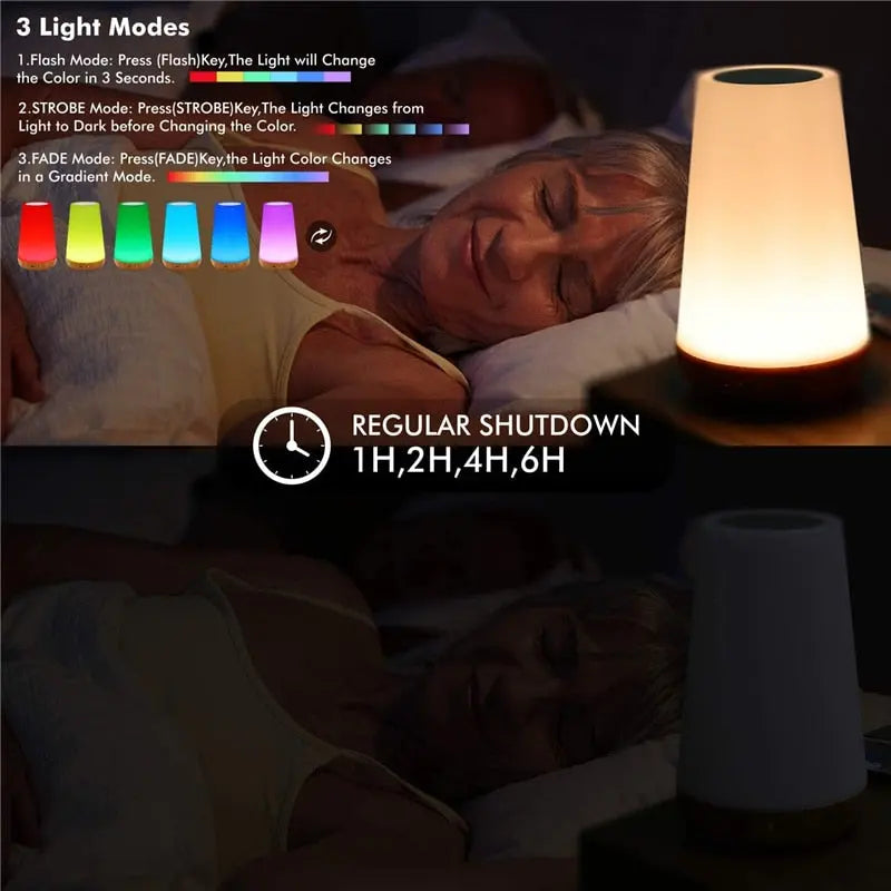 Touch Nightstand Lamp - HuxoHome
