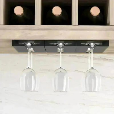 Wall Mount Wine Glasses Holder - HuxoHome